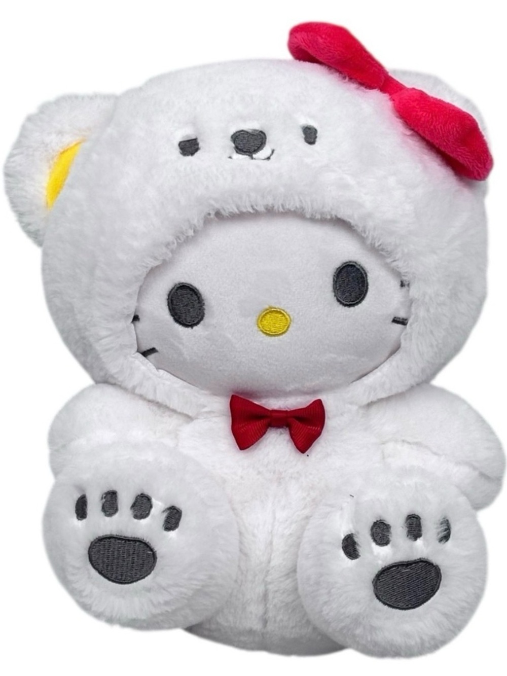 HELLO KITTY - DRESSED IN POLAR BEAR COSTUME - COLEECTIBLE PLUSH - 10”